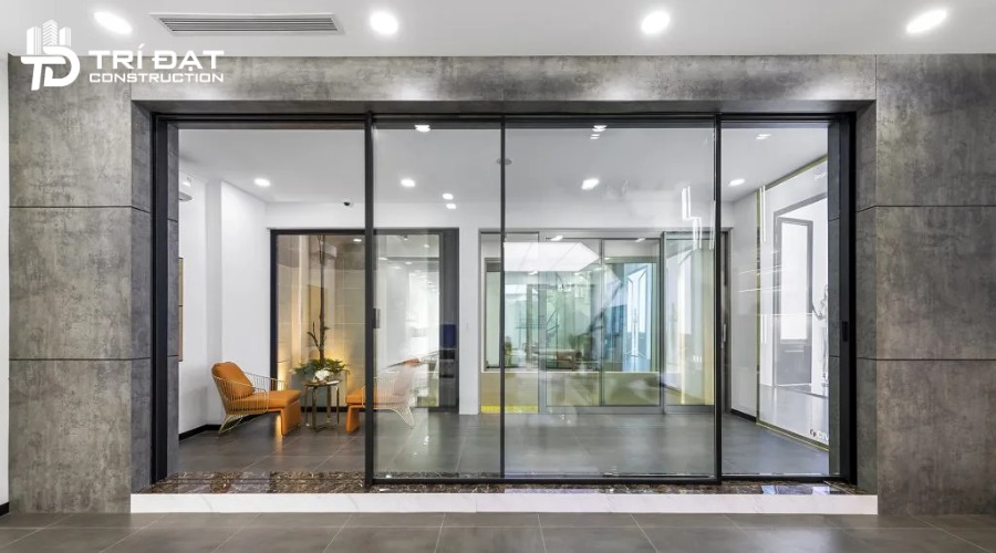 Chi phí thi công vách mặt dựng kính nhôm Xingfa