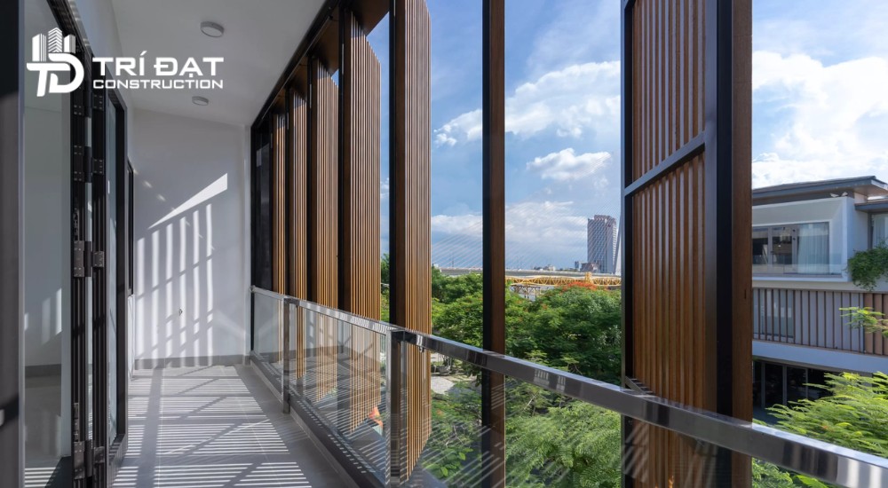 Thiết kế hệ lam chắn chống nóng cửa kính hiệu quả