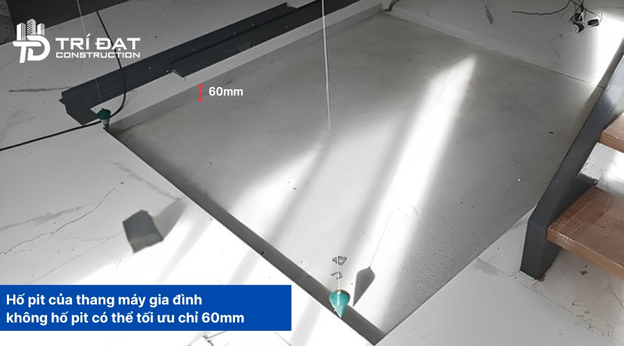 Thang máy không hố pit