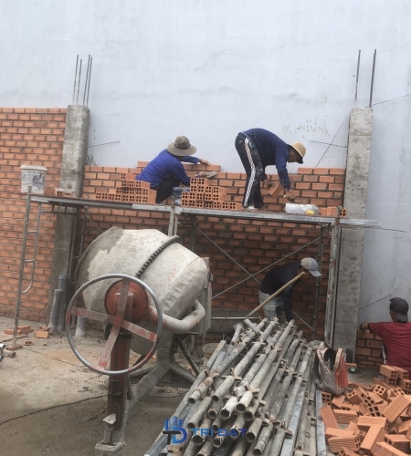 Thi công công trình 10 phòng trọ